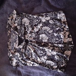 3/$20 XL Brittany Black Blouse